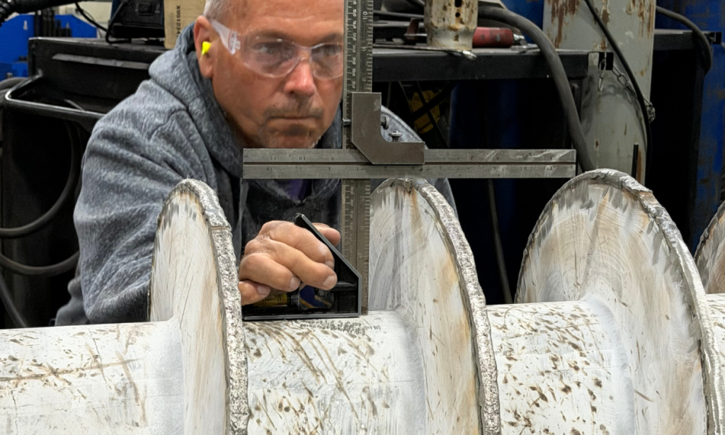 carver-machine-works-factory-floor-measuring-Tight-Tolerances